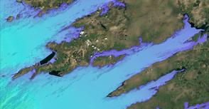 Overview of Bathymetry of Islands of Beara