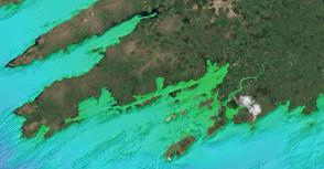 Overview of Bathymetry of Roaringwater and Long Island Bay