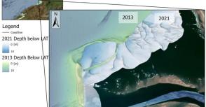 Inch Spit Bathymetry overview