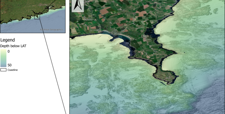 Bathymetry Overview of Old Head of Kinsale