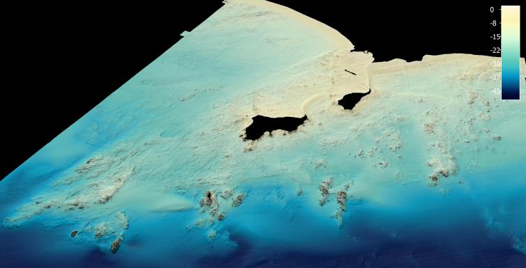Bathymetry Overview of Saltee Islands
