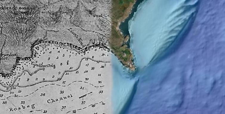 Exploring Historical Hydrographic Charts around Ireland